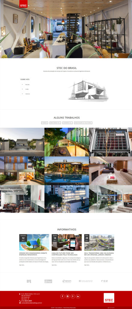 Stec engenharia - Site