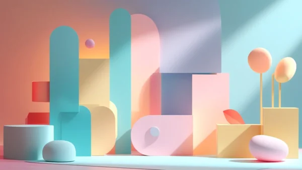 Imagem representando a simplicidade como um conceito poderoso e eficaz no design, com elementos limpos e foco na clareza da mensagem.