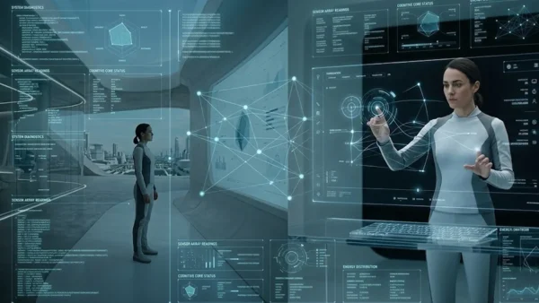 estetica-minimalista-futuro-cinema-design Análise visual comparativa de ambientes futuristas limpos e interfaces minimalistas no cinema de ficção científica.