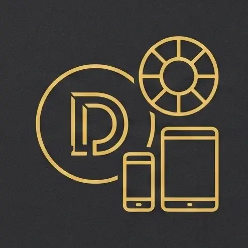 Ícone representando construção de branding e identidade visual digital consistente em dispositivos móveis e desktop.