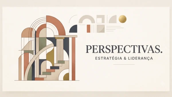Ilustração editorial minimalista demonstrando o uso equilibrado de espaço em branco e tipografia refinada para marcas premium.